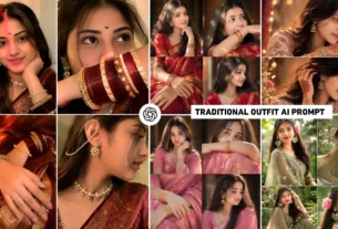 Girl Traditional Outfit Ai Photo Editing Prompt | Chatgpt Ai Prompt