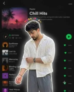 Aesthetic Spotify Background Photo Editing