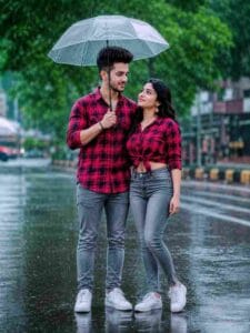 Couple Mansoon Prompt