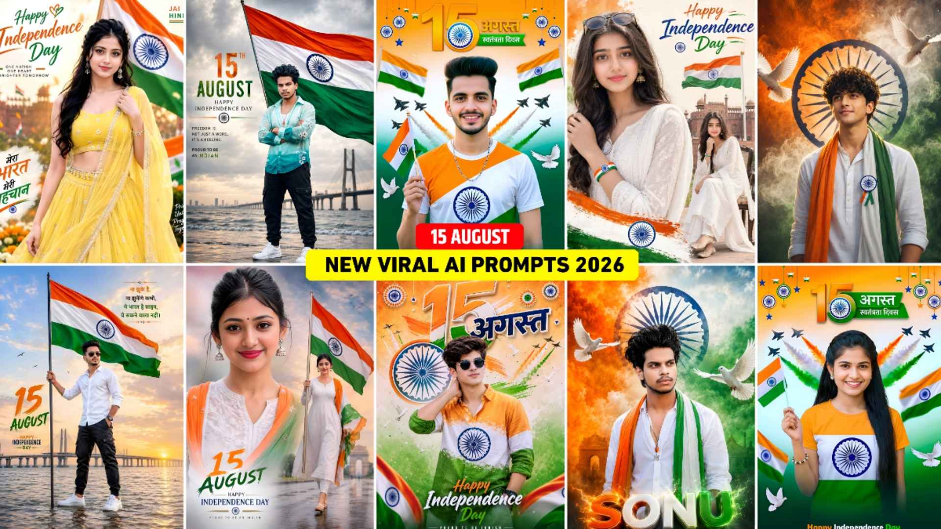 Independence Day 15 August Ai Photo Editing Prompt 2026