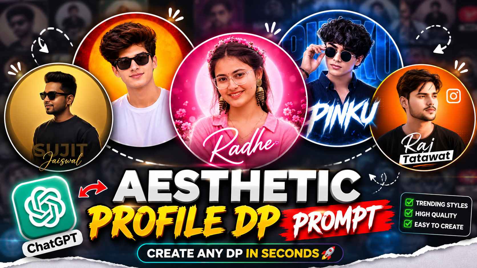 Chatgpt Aesthetic Profile Picture Dp Editing Prompt | Dp Prompt