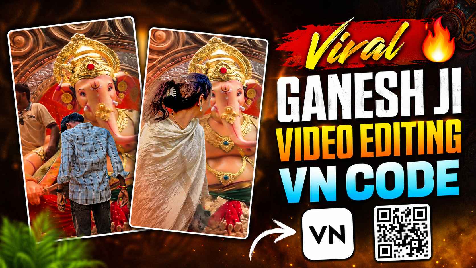 Viral Ganesh Chaturthi Video Editing Vn Code | Ganesh Ji Vn Code