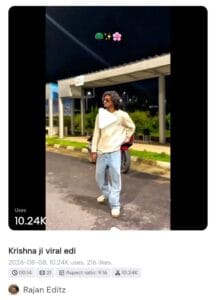 Lord Krishna Reels Editing