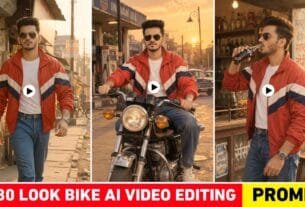 Viral 80s Bike Ai Video Editing Prompt | 80s Bike Video Prompt