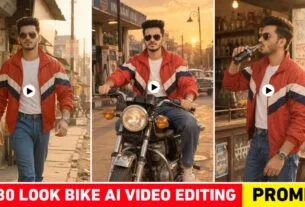 Viral 80s Bike Ai Video Editing Prompt | 80s Bike Video Prompt