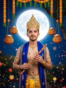 Krishna janmashtmi Ai Prompt