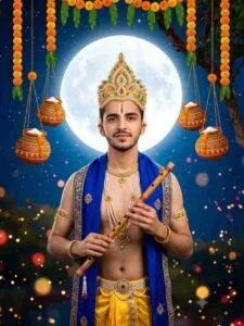 Krishna janmashtmi Ai Prompt