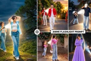 Anime Flashlight Ai Photo Editing Prompt 2026